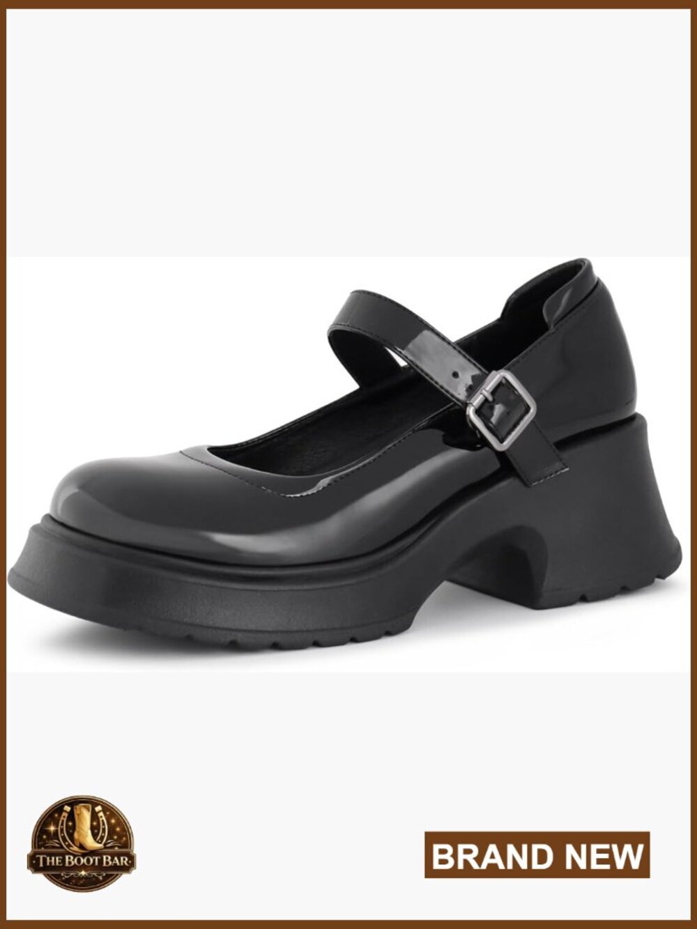 Platform Mary Janes Chunky Block Heels Ankle Strap Oxfords Work Wedding Shoes